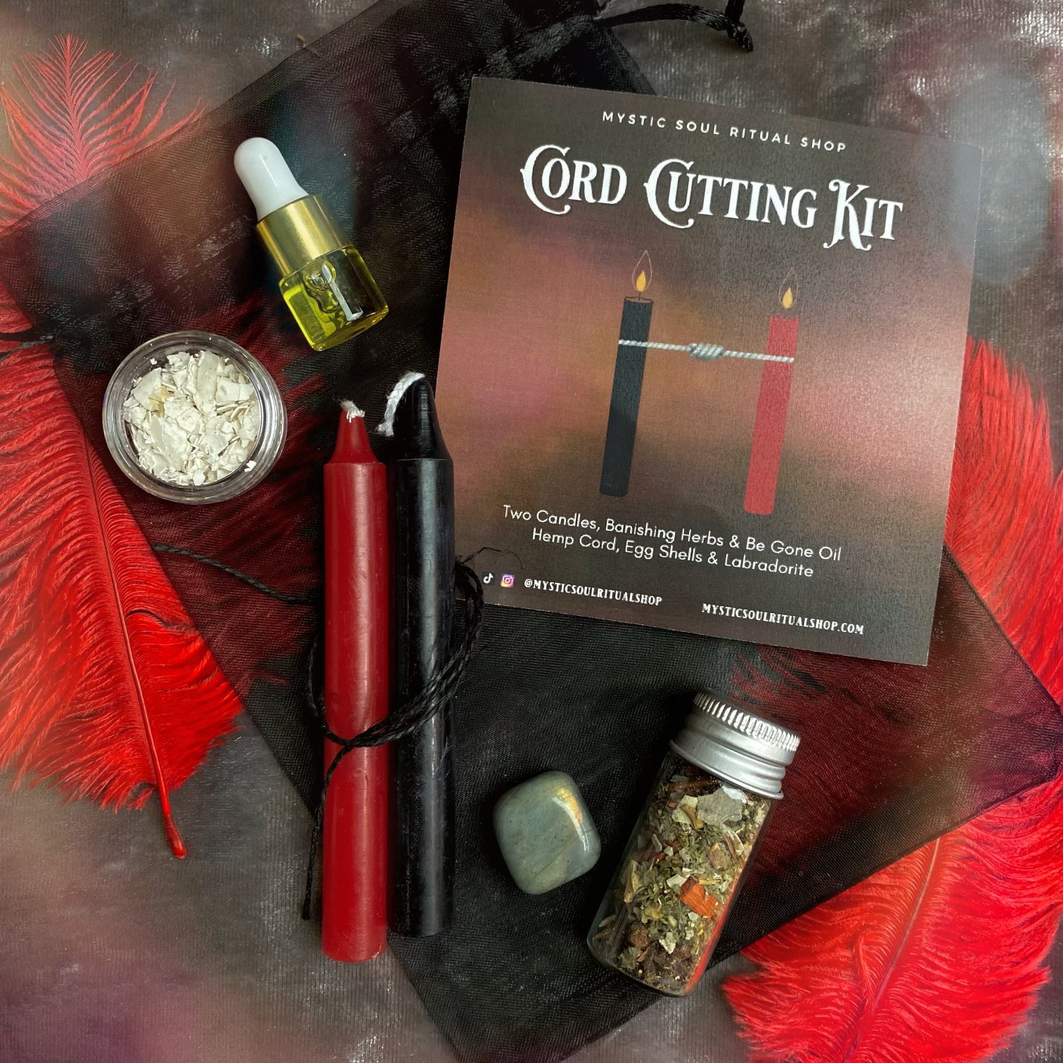 Cord Cutting Spell Kit | Spell kit | Wiccan Center