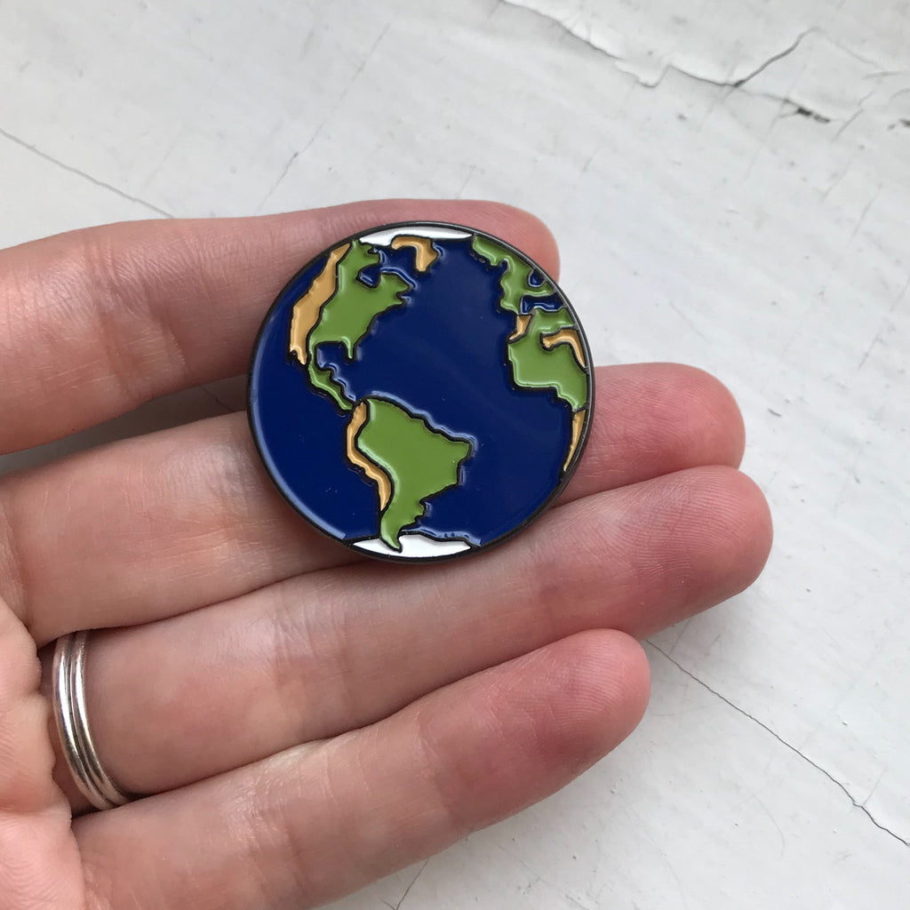 Earth Enamel Pin | Enamel Pin | Wiccan Center