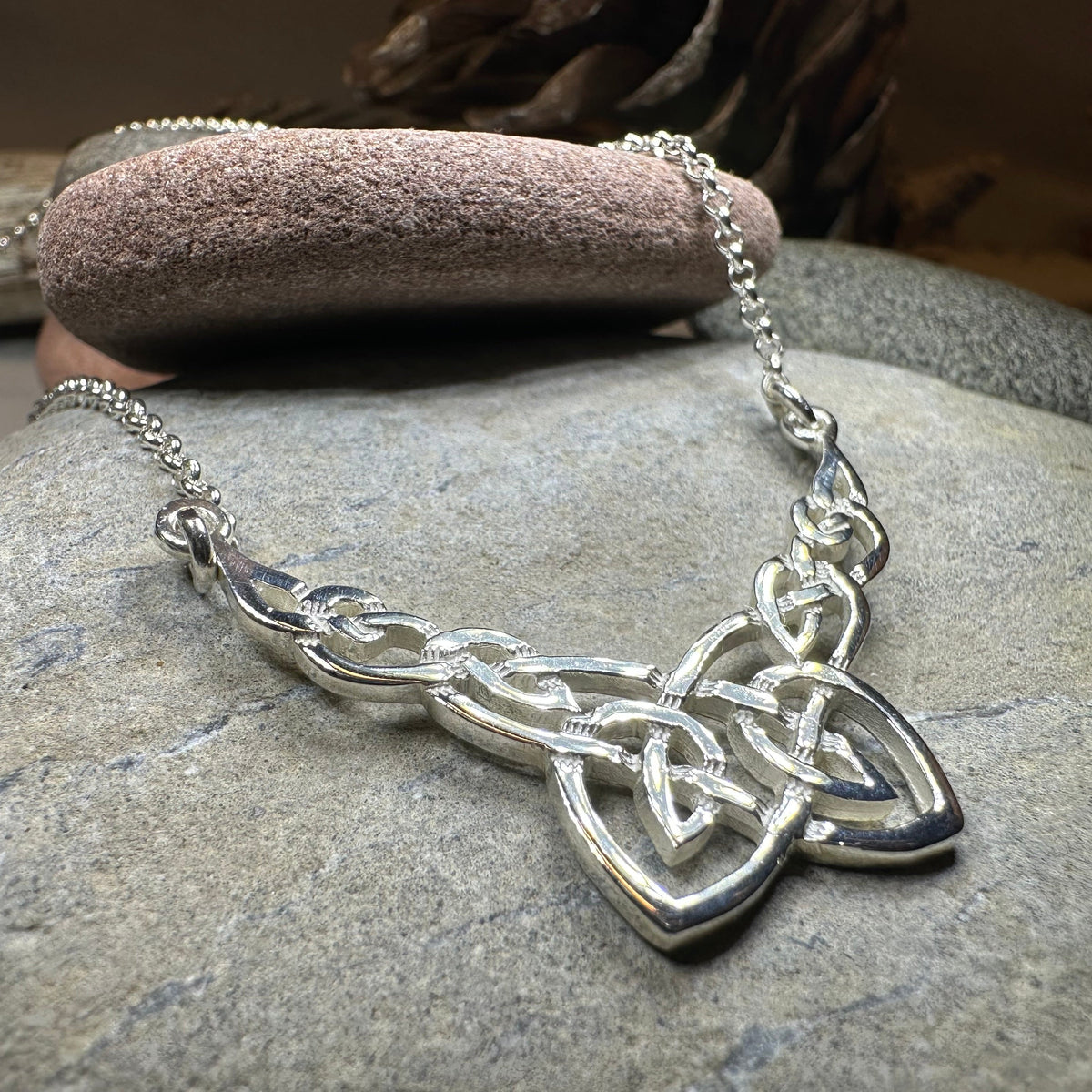 Trina Celtic Knot Necklace - Handmade in Scotland | Necklet | Wiccan Center