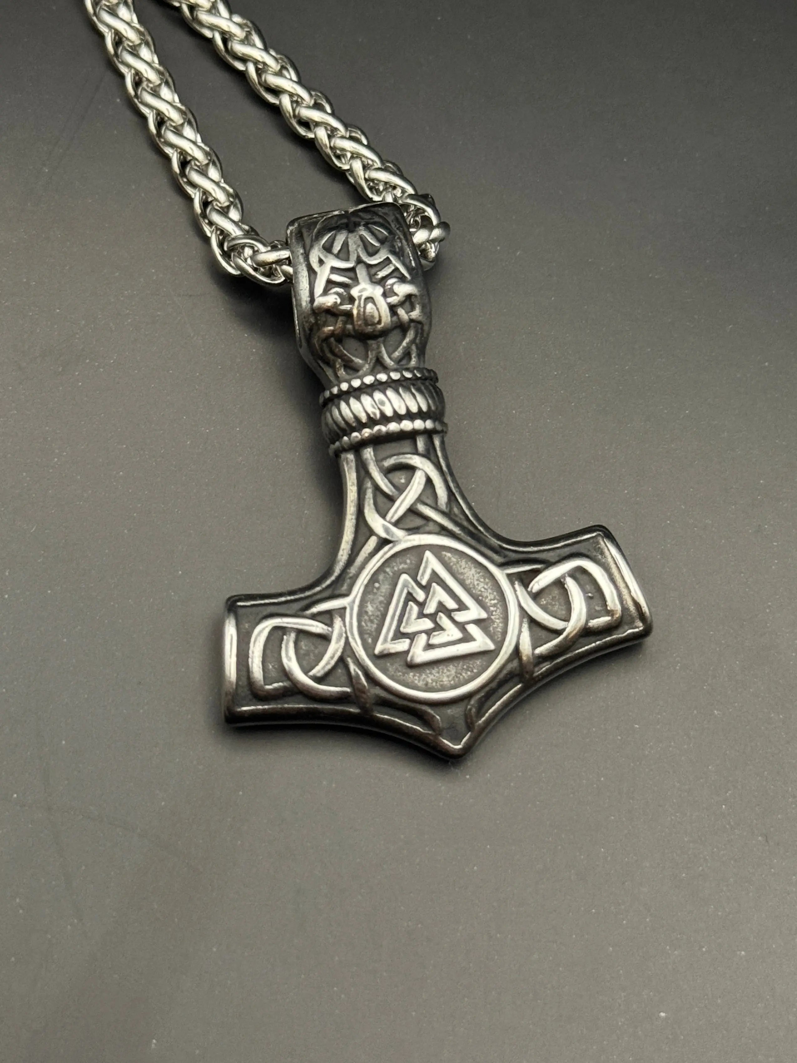 Modern Mjolnir Necklace | Jewelry | Wiccan Center