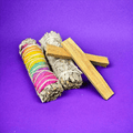 Smudge Kit - White Sage, Seven Chakra Sage & Palo Santo | Sage | Wiccan Center