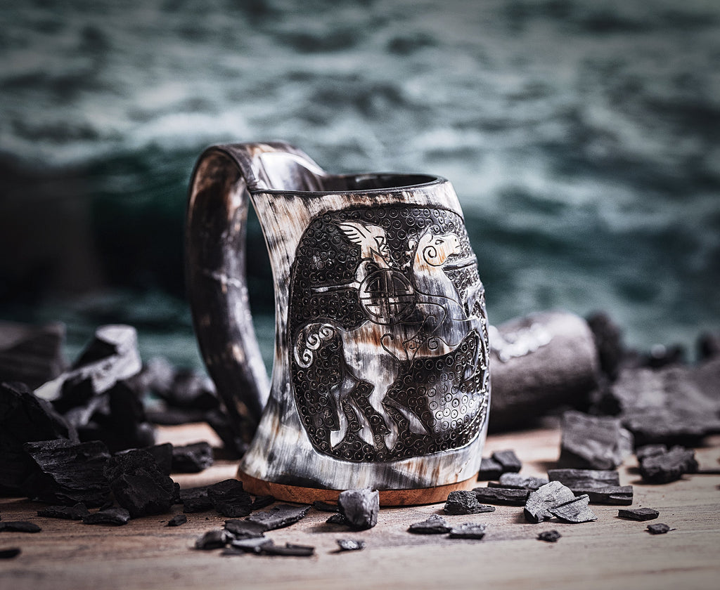 Horn Tankard Mug ( Pick your Polish )