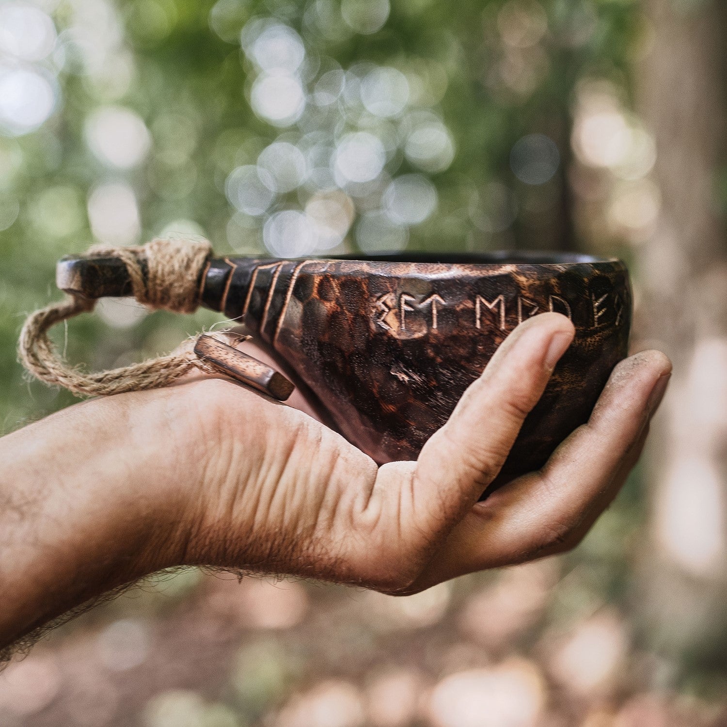 Kuksa Cup – Hand-Carved Scandinavian Bushcraft Mug | Kitchen & Dining | Wiccan Center