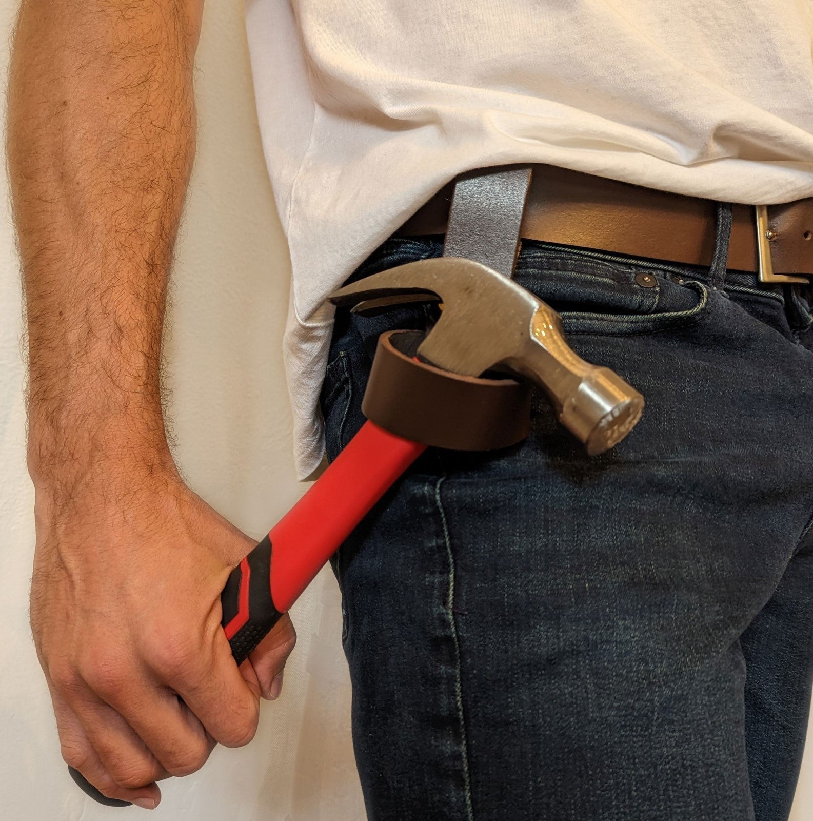 Leather Axe Holster – Handmade Belt Sheath