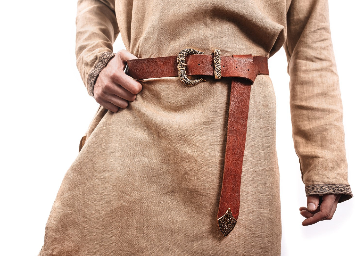 Linen Viking Tunic – Medieval Reenactment Shirt