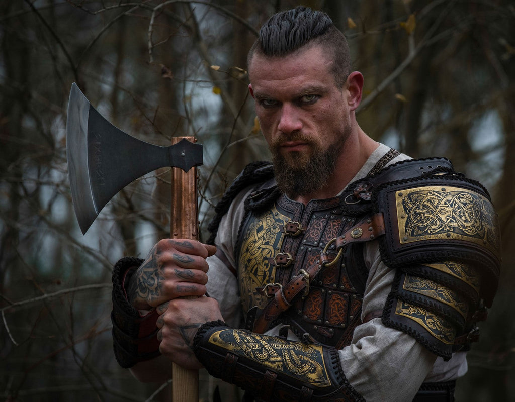 Viking Broad Axe – 5-Foot Long Axe Replica | Armory | Wiccan Center
