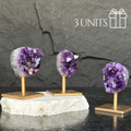 4 Inch Amethyst Crystals on Metal Stand. | | Wiccan Center
