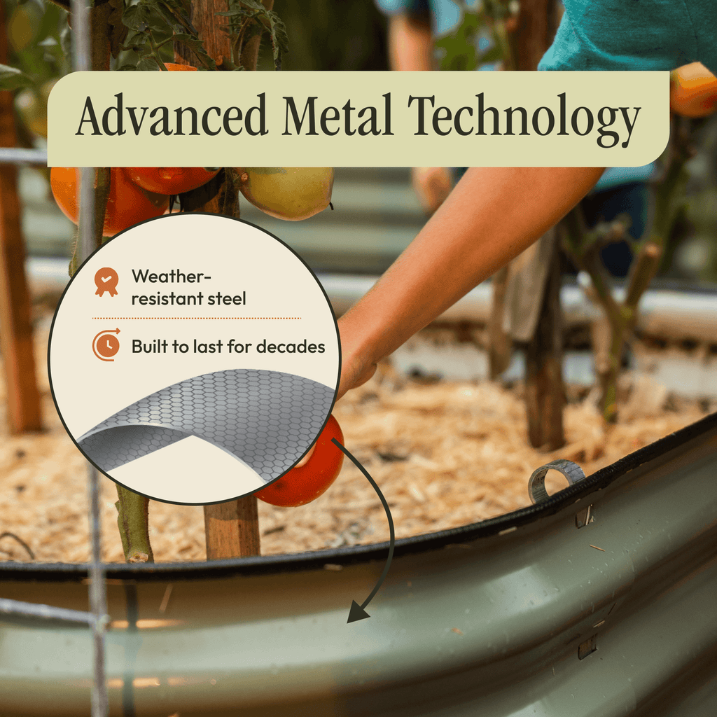 Gro-Rite "No Tools Needed" Premium Metal Raised Garden Bed Kit | | Wiccan Center