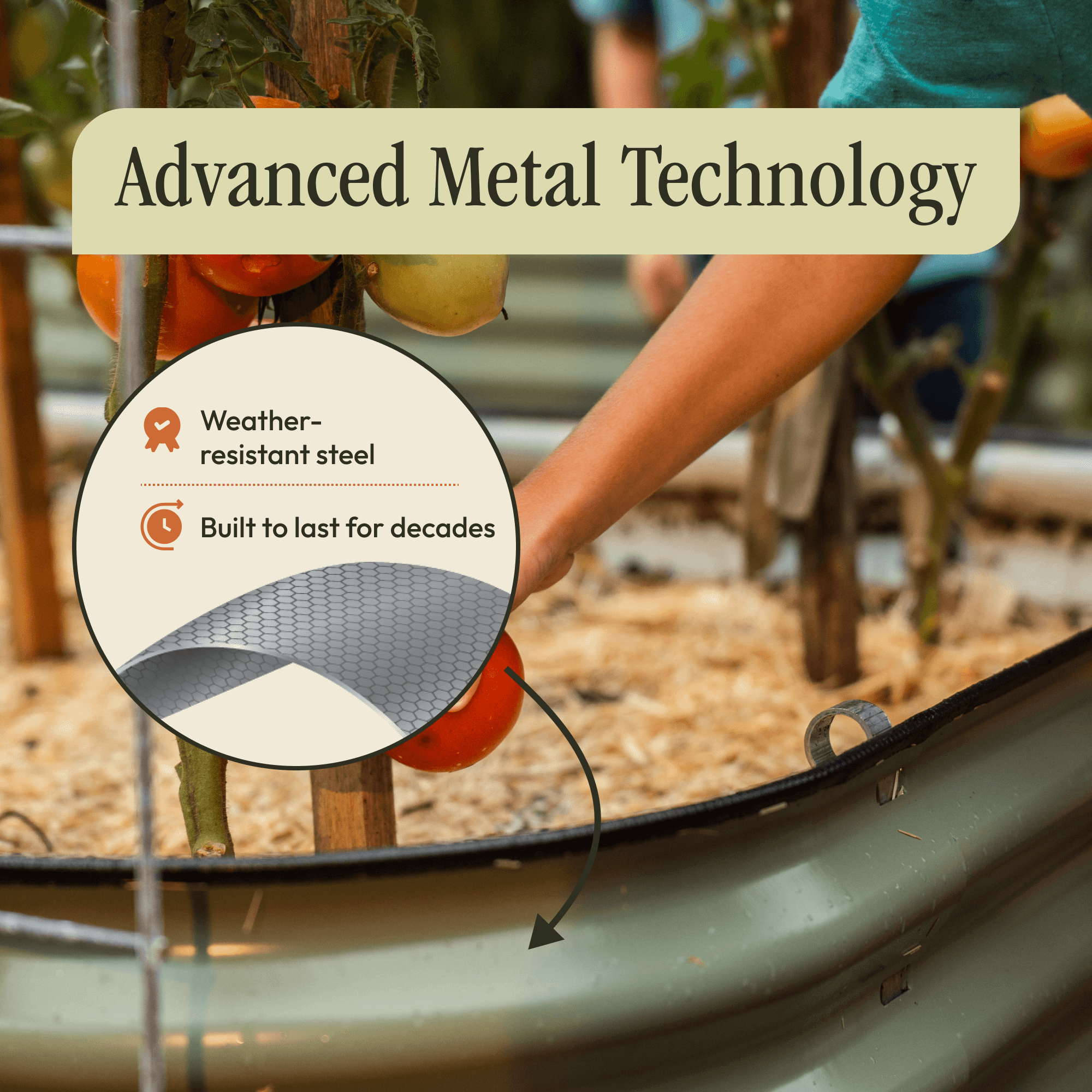 Gro-Rite "No Tools Needed" Premium Metal Raised Garden Bed Kit | | Wiccan Center