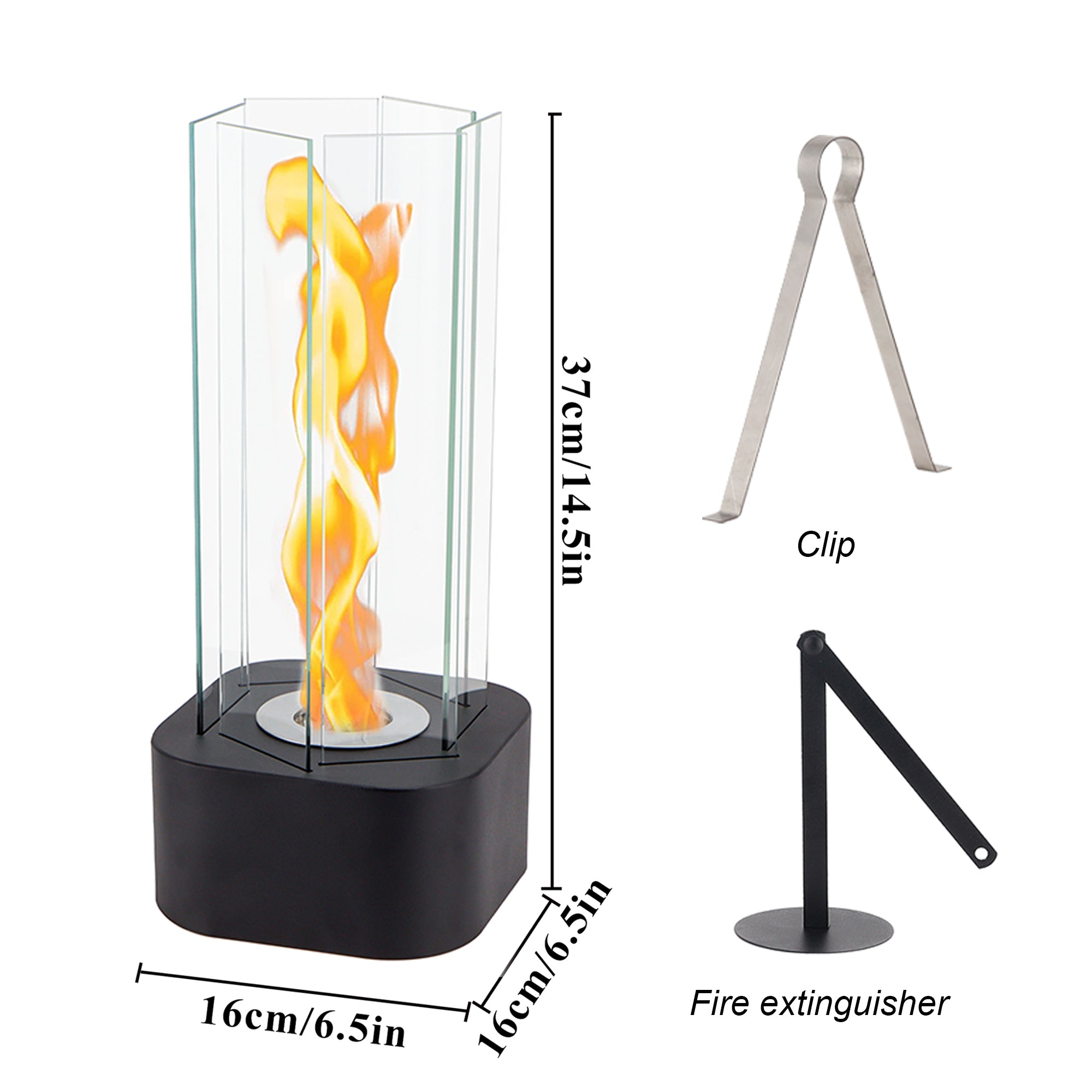 Hexagonal Clean-Burning Fuel Vented-Free Fireplace | | Wiccan Center