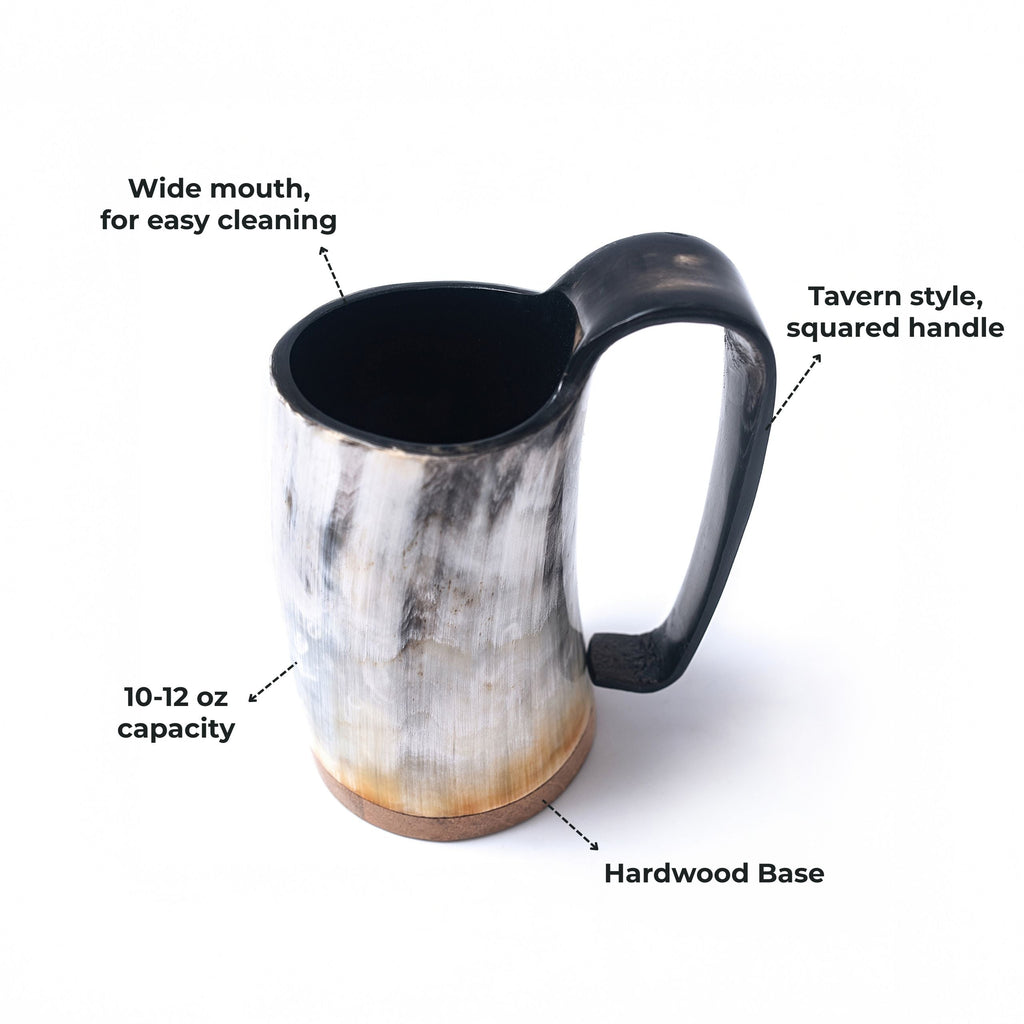 Horn Tankard Mug ( Pick your Polish )