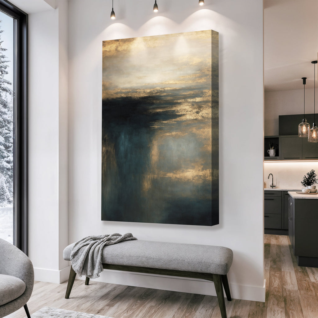 Cloudscape Glimmer Wall Art | Canvas | Wiccan Center