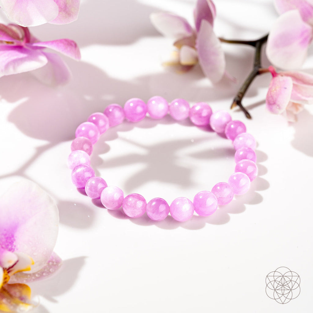 The Heart Reset - Rare Pink Kunzite Bracelet | Bracelet | Wiccan Center