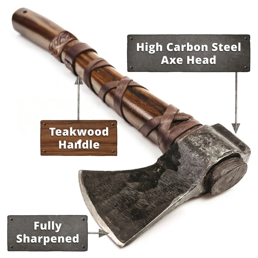 Viking Throwing Axe – Hand-Forged Hatchet | Armory | Wiccan Center