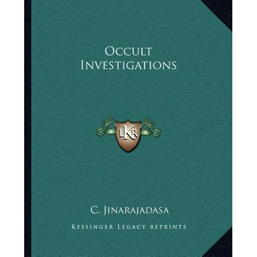 Occult Investigations - Paperback | Books | Wiccan Center