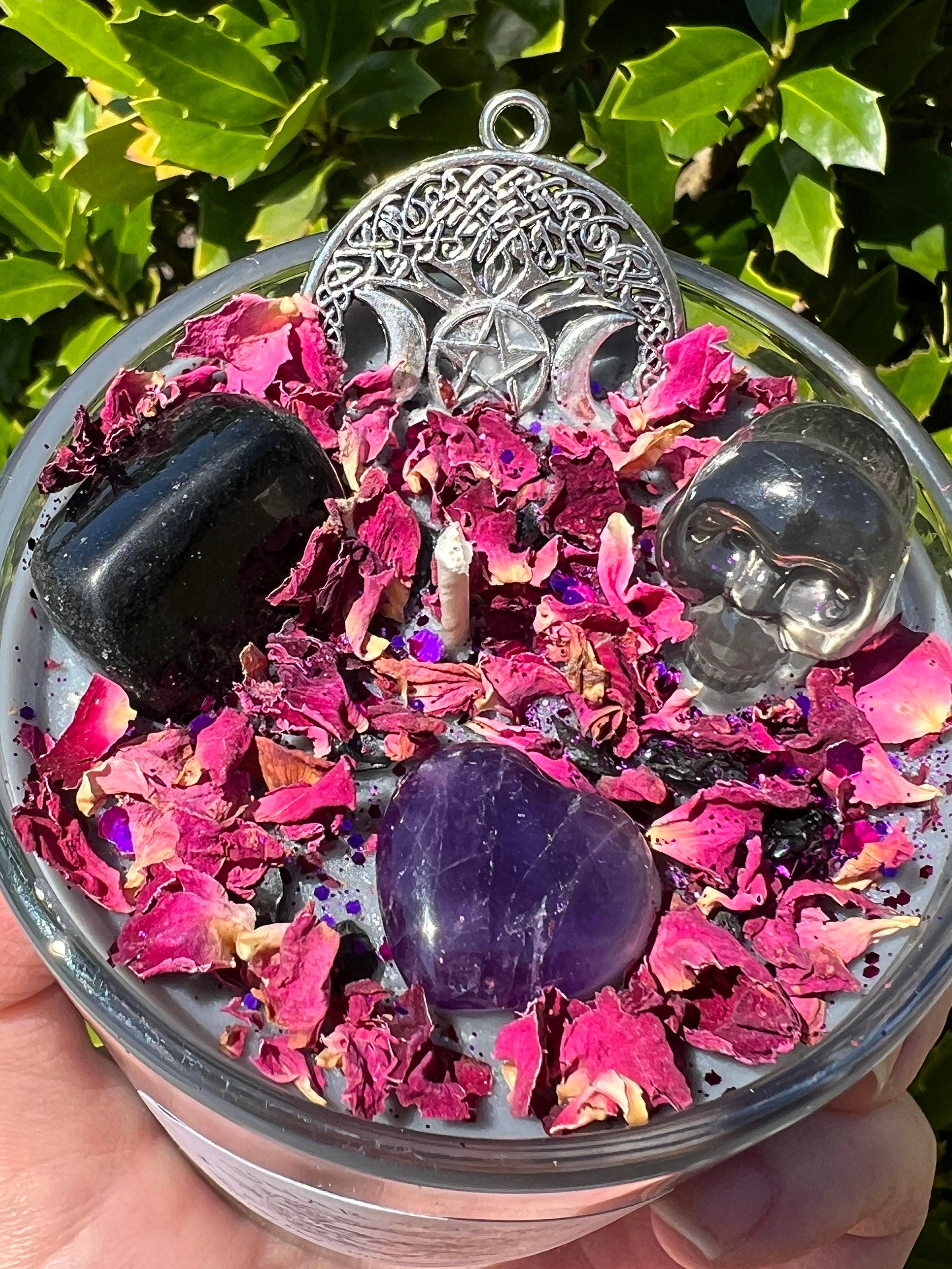 Thinning of the Veil Queen of Underworld Candle Persephone Offering Intention Pagan Witchcraft Magickal Ritual Altar Tool Crystal Deity Gift | | Wiccan Center