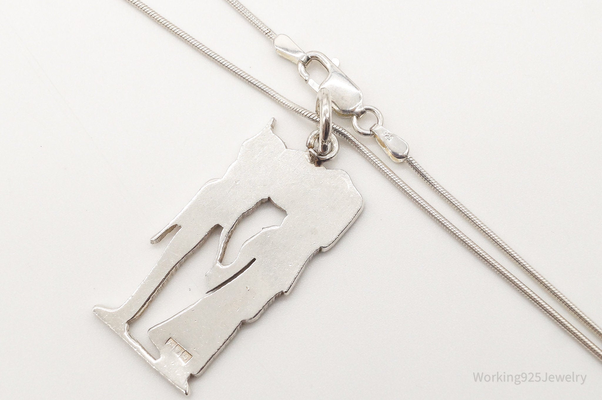 Vintage Large Egyptian Revival Sterling Silver Necklace | Jewelry > Necklaces > Pendants | Wiccan Center