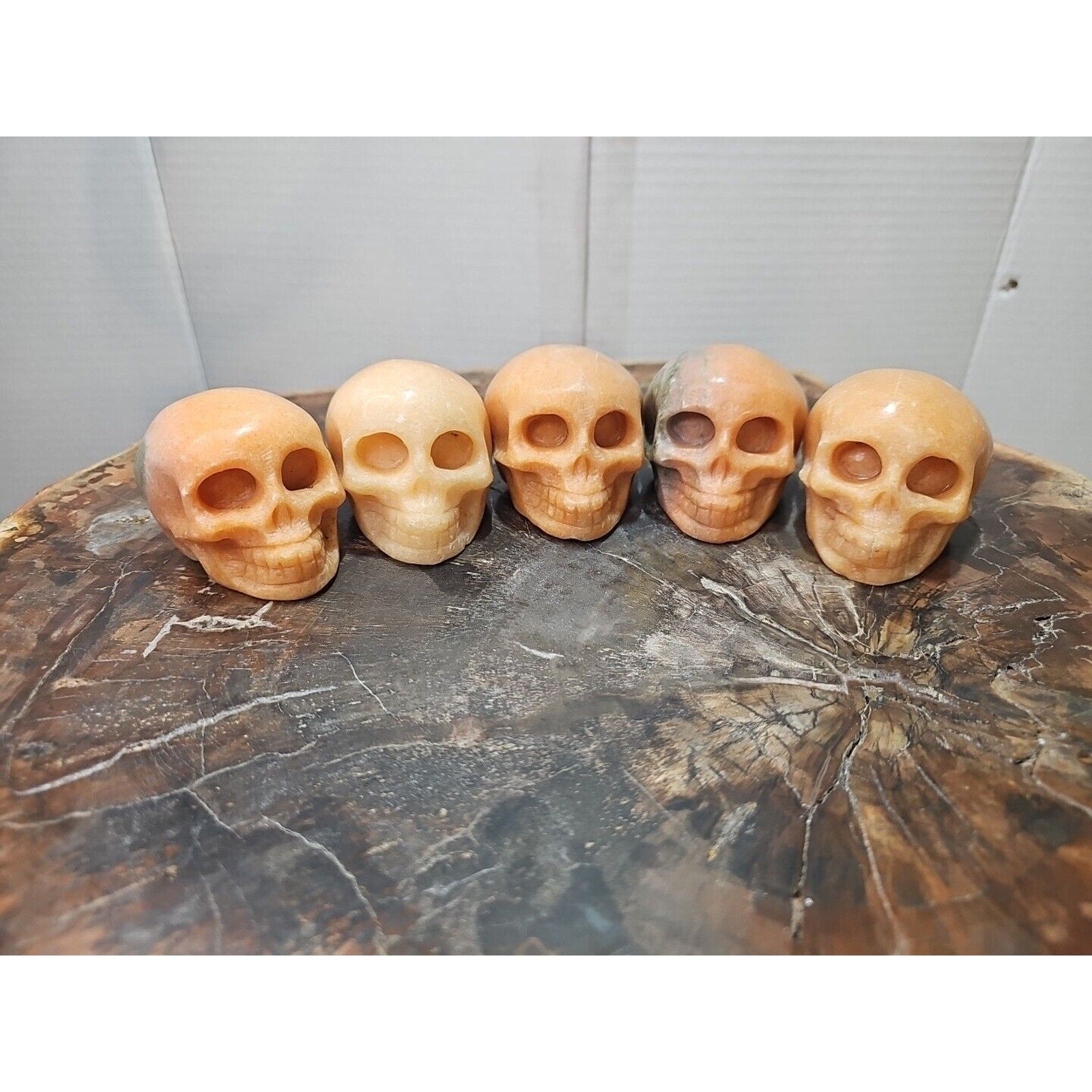 Natural Sunstone Quartz Crystal Skull Carving — Brazil | CrystalCloud Company | Crystal Carvings & Skulls | Wiccan Center