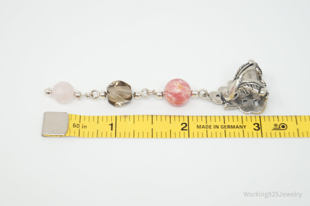 Vintage Carolyn Pollack Relios Multi Gem Flower Sterling Silver Pendant | Jewelry > Necklaces > Pendants | Wiccan Center
