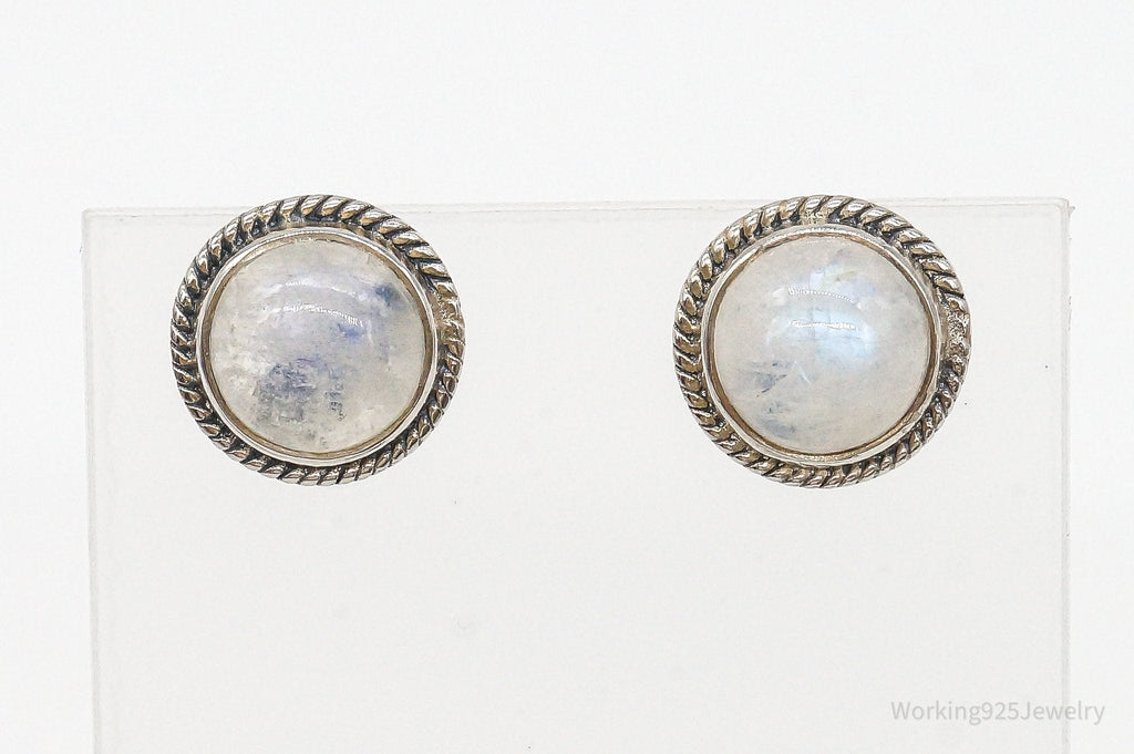 Vintage Moonstone Sterling Silver Earrings | Jewelry > Earrings | Wiccan Center