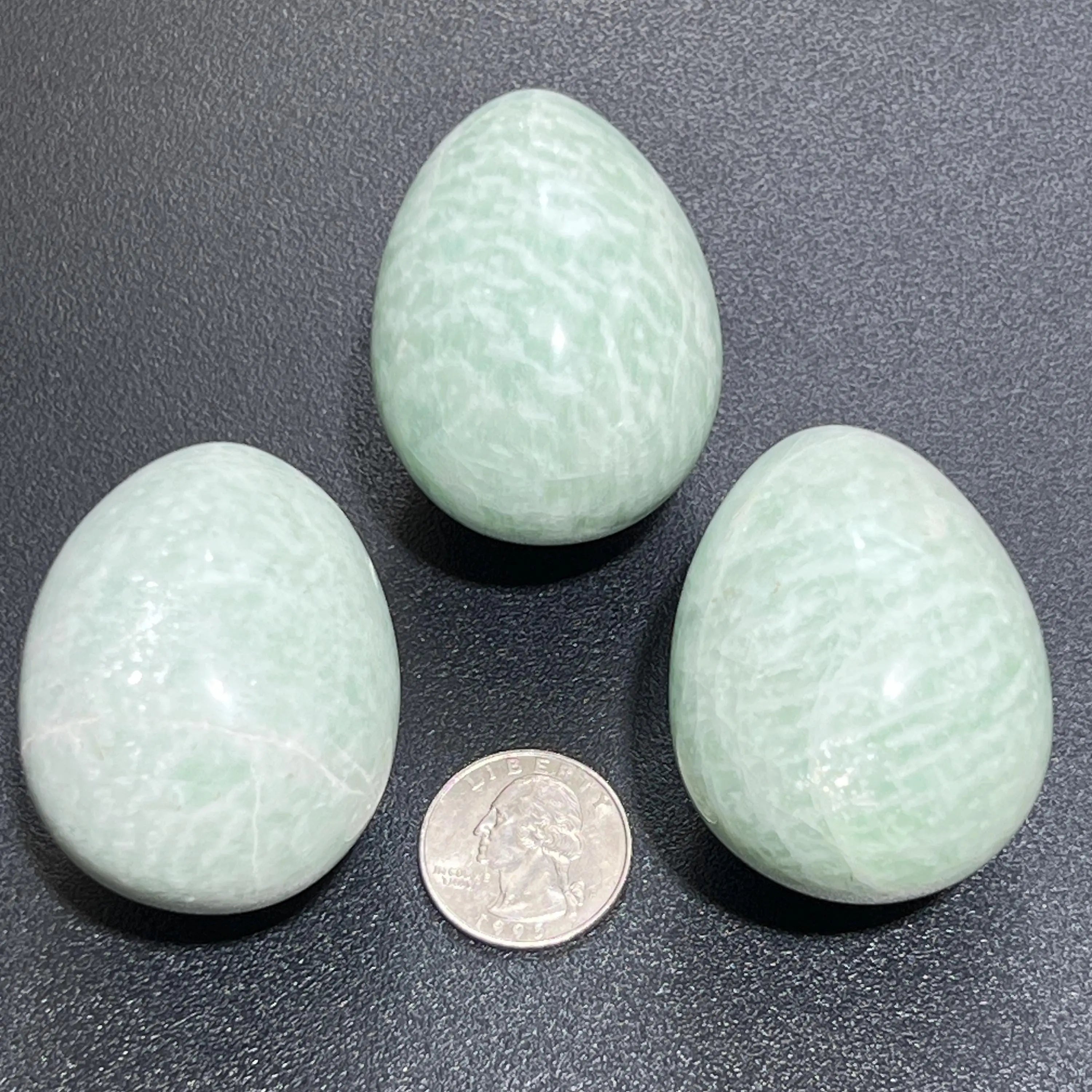 Amazonite Crystal Egg Polished Carving Wholesale Gemstone Decor | Home & Living > Home Decor > Home Accents > Rocks & Geodes | Wiccan Center