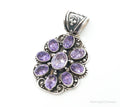 Large Indonesia Designer ATI Amethyst Sterling Silver Necklace Pendant | Jewelry > Necklaces > Pendants | Wiccan Center