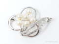 Antique Pearl Sterling Silver Brooch Pin | Jewelry > Brooches, Pins & Clips | Wiccan Center
