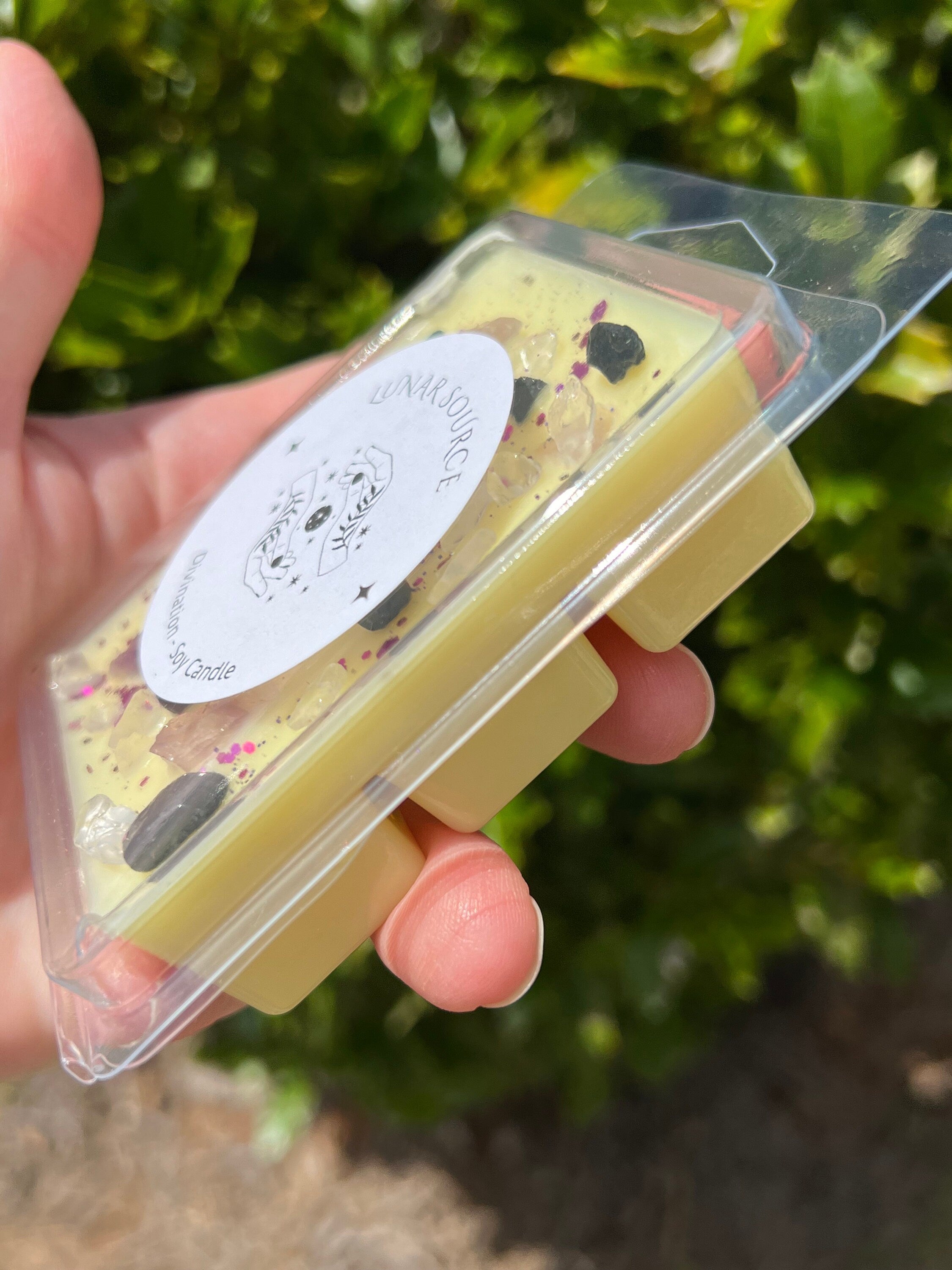 Divination Lemon Lavender Wax Melts Tarot Scrying Intuition Third Eye Herbal Intention Ritual Altar Tool Crystal Spell Witchy Gift Pagan | | Wiccan Center