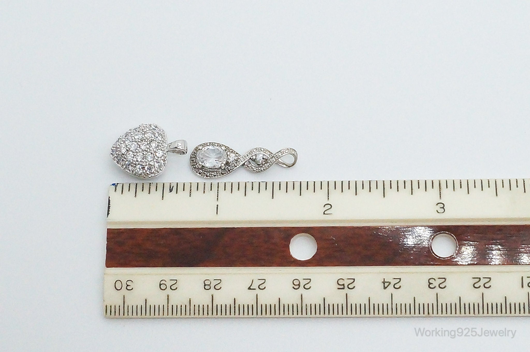 Vintage Cubic Zirconia Sterling Silver Necklace Pendants | Jewelry > Necklaces > Pendants | Wiccan Center