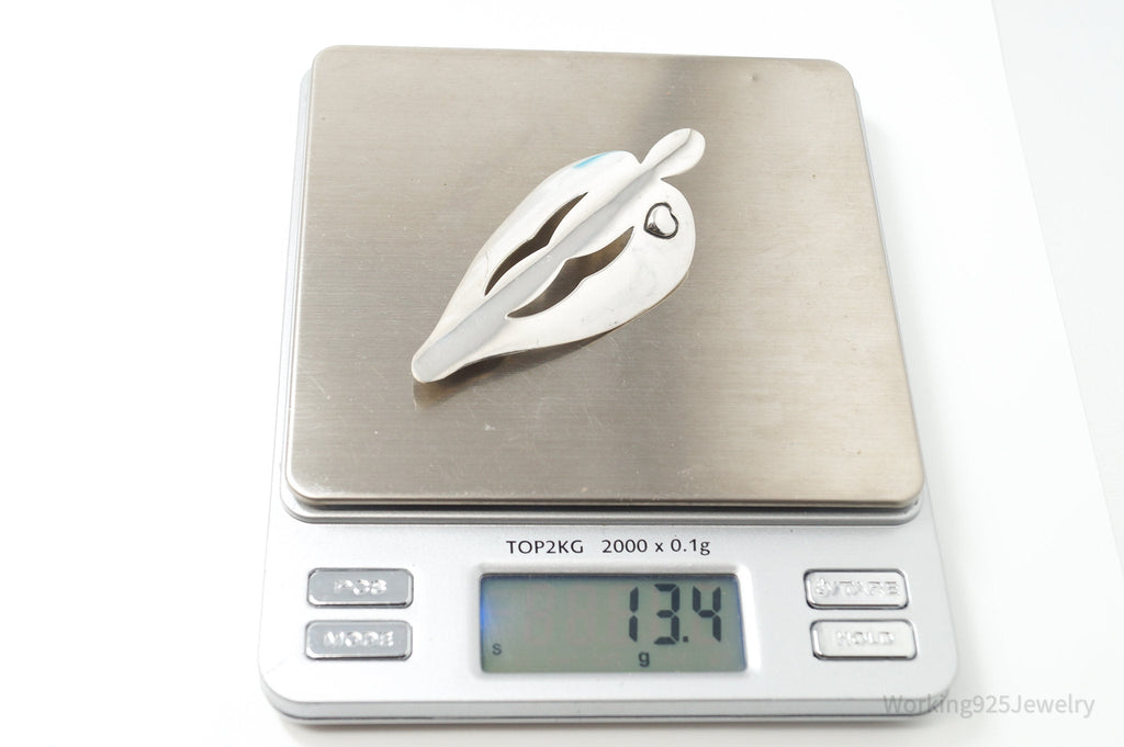 Designer Carolyn Pollack Relios Modern Heart Sterling Silver Necklace Pendant | Jewelry > Necklaces > Pendants | Wiccan Center