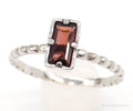 Vintage Israel Designer Paz PZ Garnet Sterling Silver Ring - Size 10.25 | Jewelry > Rings | Wiccan Center