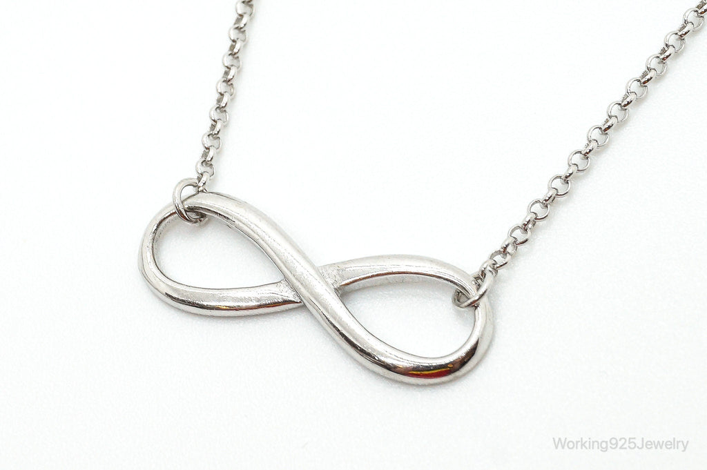 Vintage Infinity Symbol Sterling Silver Necklace | Jewelry > Necklaces > Pendants | Wiccan Center
