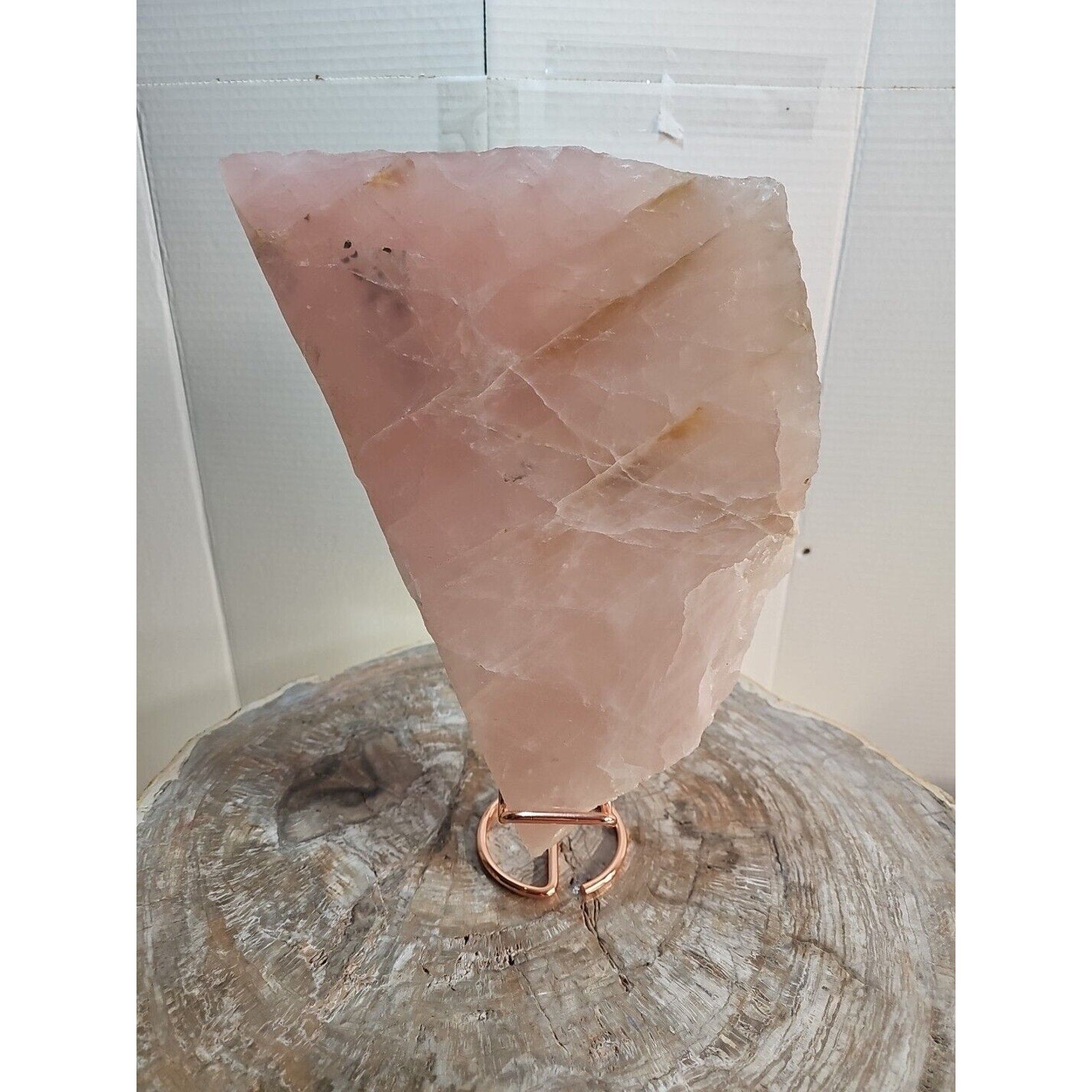 Natural Rose Quartz Crystal Stone Slices — 5.72 lbs from China | CrystalCloud Company | Mineral Specimens | Wiccan Center