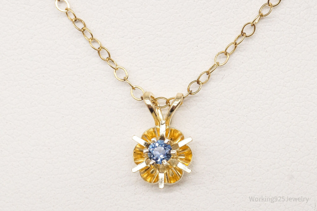 Vintage Topaz 14K Gold Filled Chain Link Necklace | Jewelry > Necklaces | Wiccan Center
