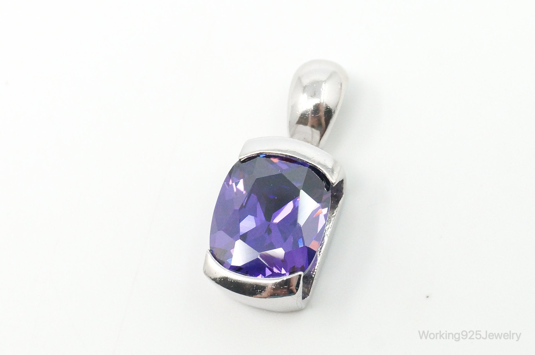 Vintage Amethyst Sterling Silver Necklace Pendant | Jewelry > Necklaces > Pendants | Wiccan Center