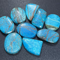 Azurite (Blue Bice) Cabochons Mixed Shapes And Sizes Bulk Wholesale Gemstone Jewelry Supply | Craft Supplies & Tools > Beads, Gems & Cabochons > Cabochons | Wiccan Center