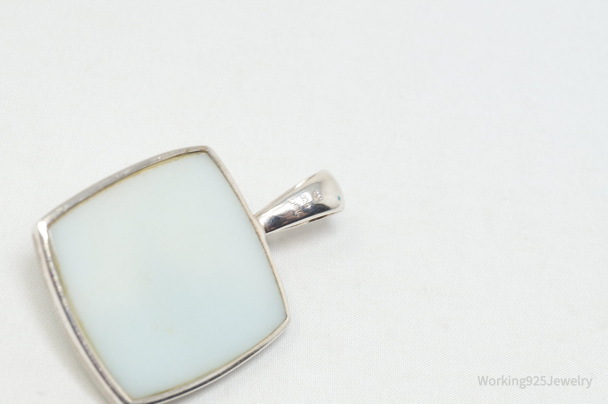 Designer Whitney Kelly Designs Multi Color Jade Sterling Silver Necklace Pendant | Jewelry > Necklaces > Pendants | Wiccan Center