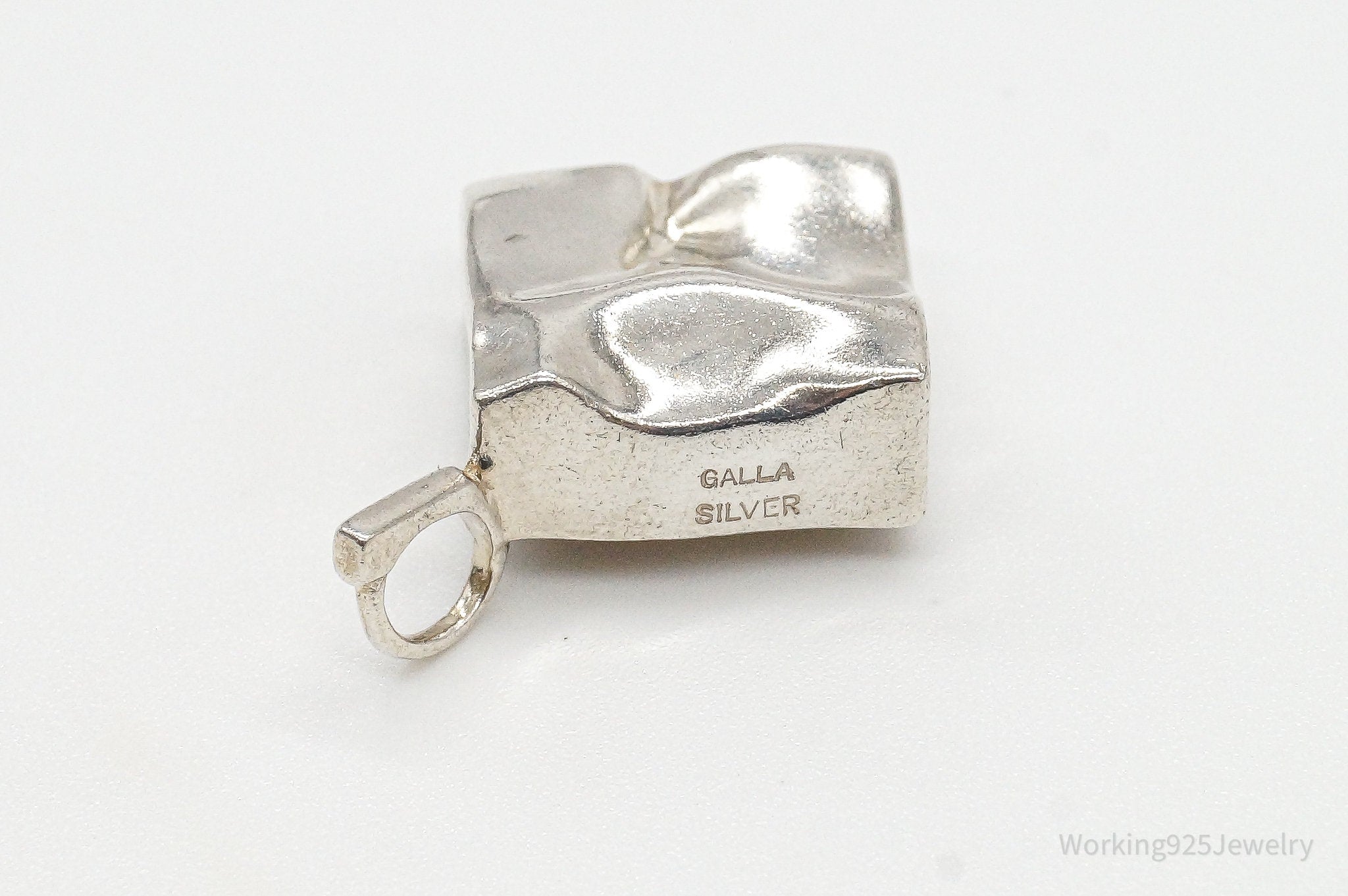 Vintage Galla Modernist Silver Pendant | Jewelry > Necklaces > Pendants | Wiccan Center