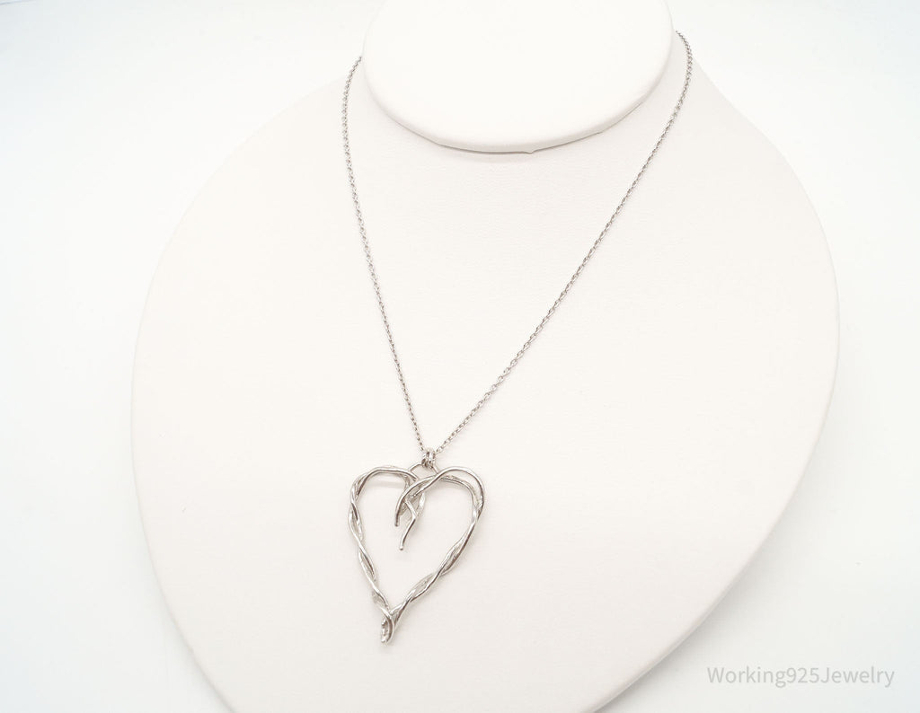 DesignerDean Harris Twisted Heart Sterling Silver Necklace | Jewelry > Necklaces > Pendants | Wiccan Center