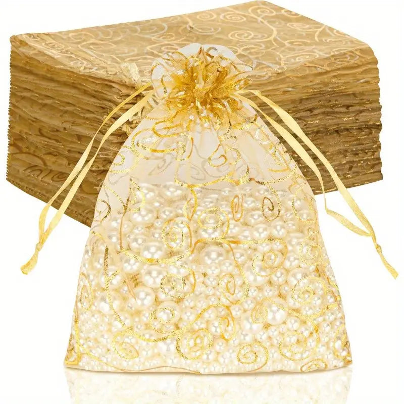 Organza Bag with Design - Assorted | Accessories - handbag | Wiccan Center