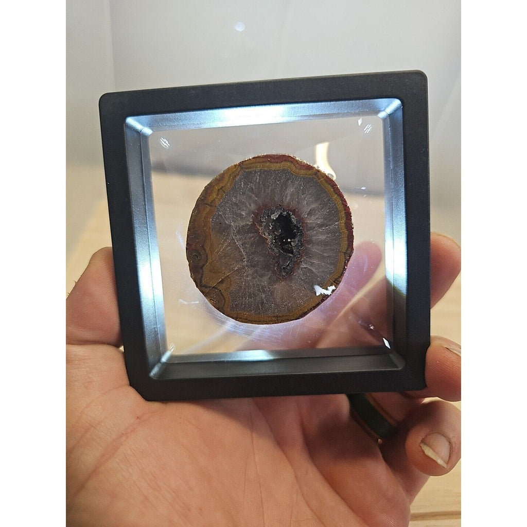 79g Rare Surya Agate Crystal Geode Specimen — Raw Natural Color