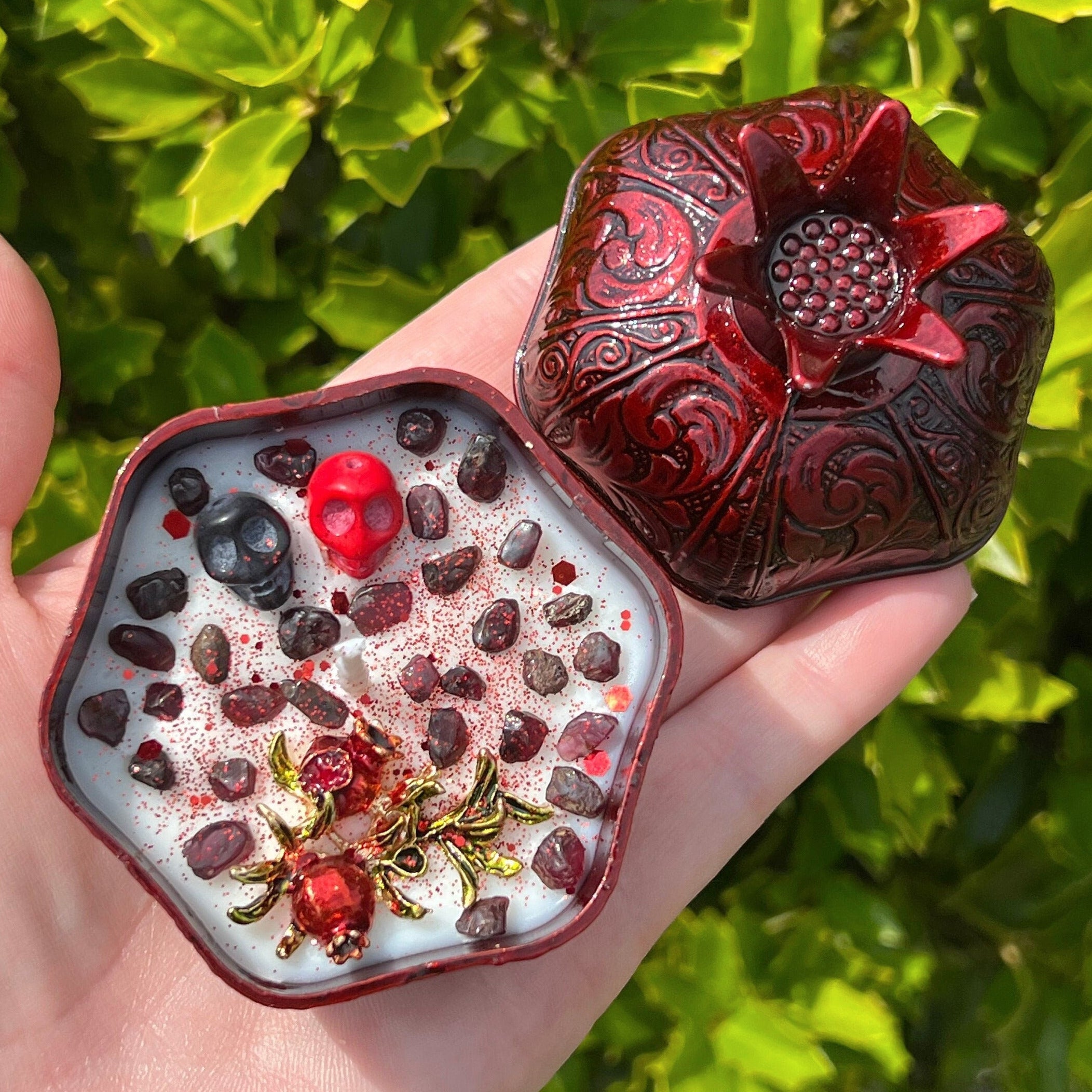 SPECIAL EDITION Persephone Offering Ritual Candle | Queen of Underworld Witchcraft Altar Spell Magic Deity Scented Intention Devotional Gift | | Wiccan Center
