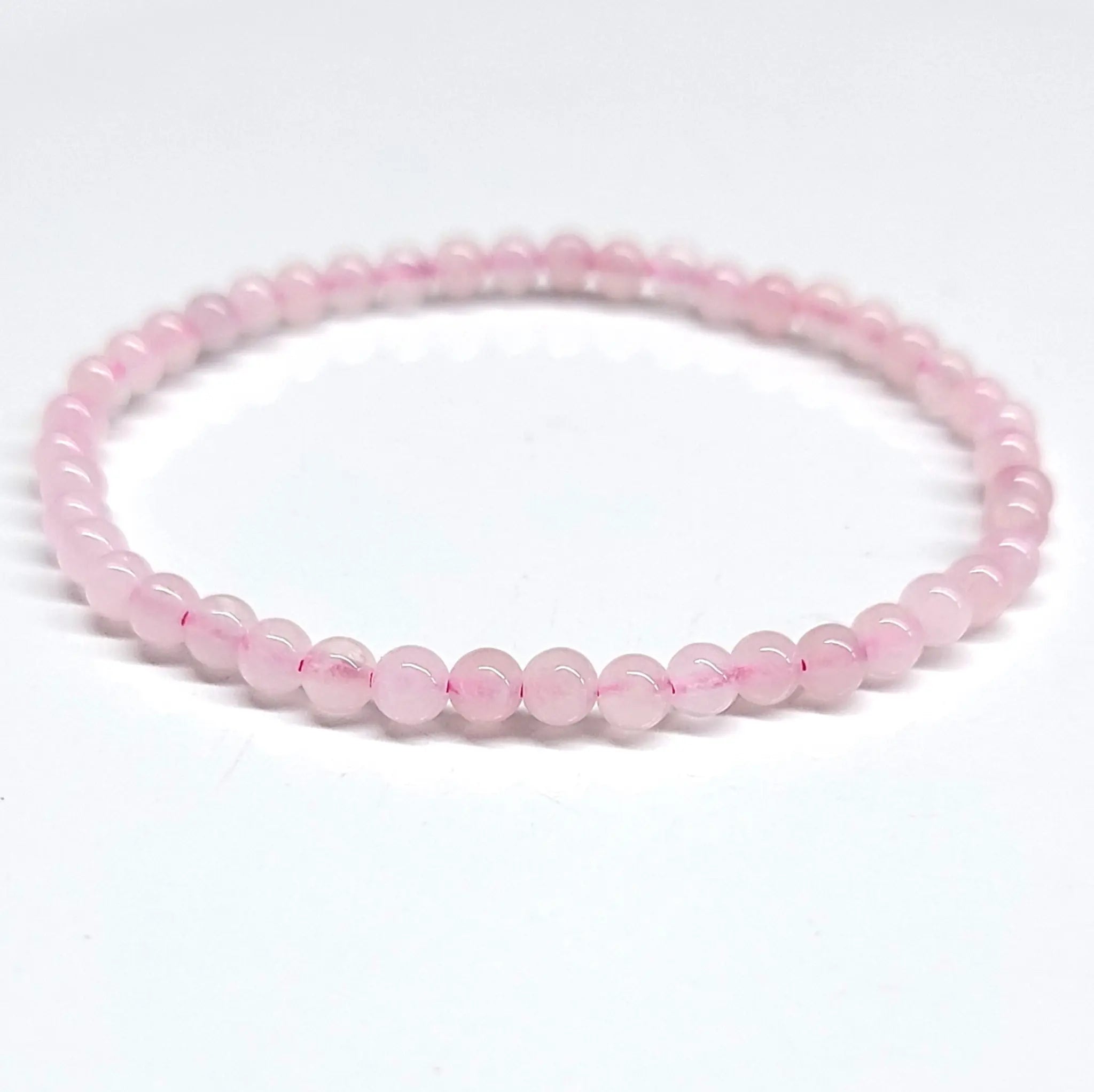 Rose Quartz Round Bead Bracelet - Nurturing Love | Bracelets | Wiccan Center