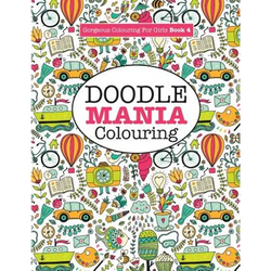 Gorgeous Colouring for Girls - Doodle Mania! - Paperback | Books | Wiccan Center