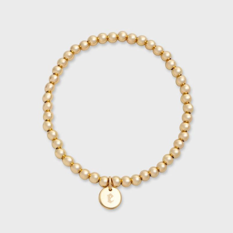 old english initial juno bracelet (4mm) | | Wiccan Center