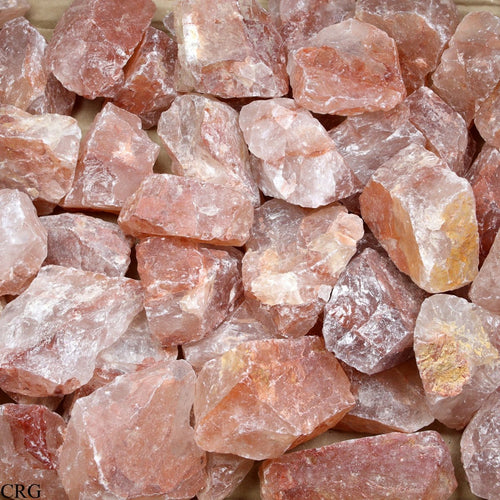 5 KILO LOT - Rough Fire Quartz Stones from Madagascar | Fire Quartz | Wiccan Center