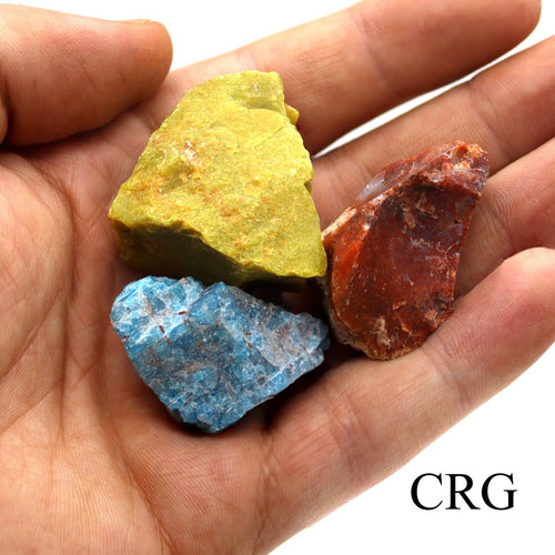 5 Kilo Lot - Rough Mixed Gemstones from Madagascar / 20-30 GRAMS AVG | Mix Gemstones | Wiccan Center