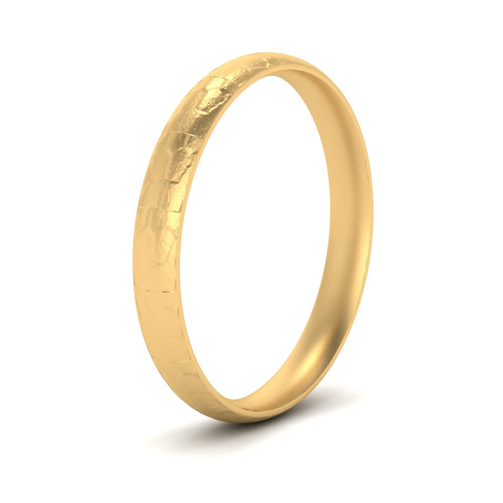 5 Mm Lightweight Rock Texture Mens Wedding Band
