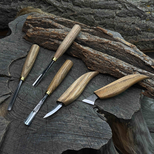 5-Piece Detail Wood Carving Set | Tool Sets | Wiccan Center