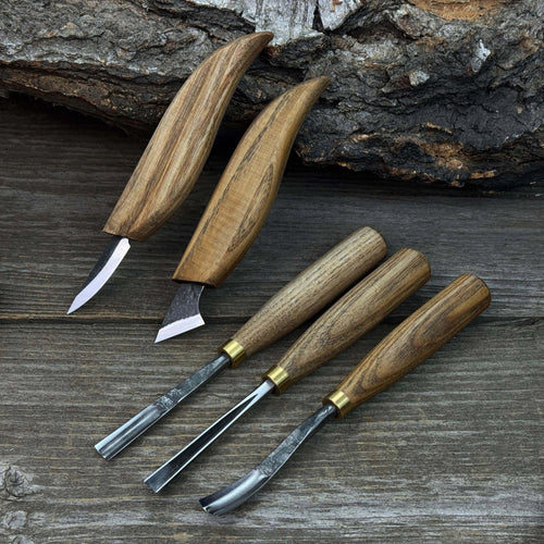 5-Piece Detail Wood Carving Set | Tool Sets | Wiccan Center